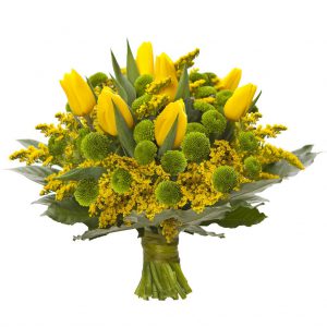 Bukiet wiosenny "żółto-zielony"