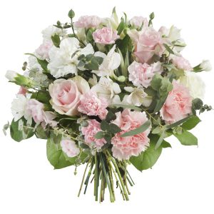 Bukiet Biało Różowy