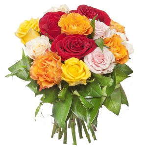 Bukiet ,,Kolorowe róże’’
