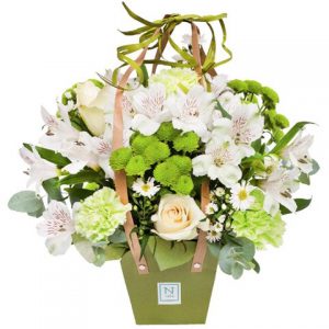 "Bukiet kwiatów w torebce"