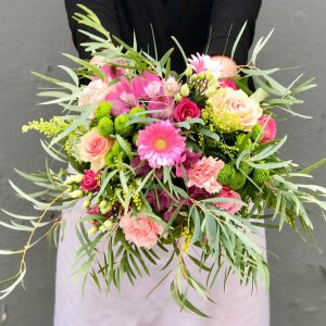 ,,Różowy bukiet boho'