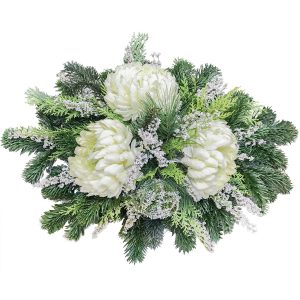 Wiązanka biała kondolencyjna